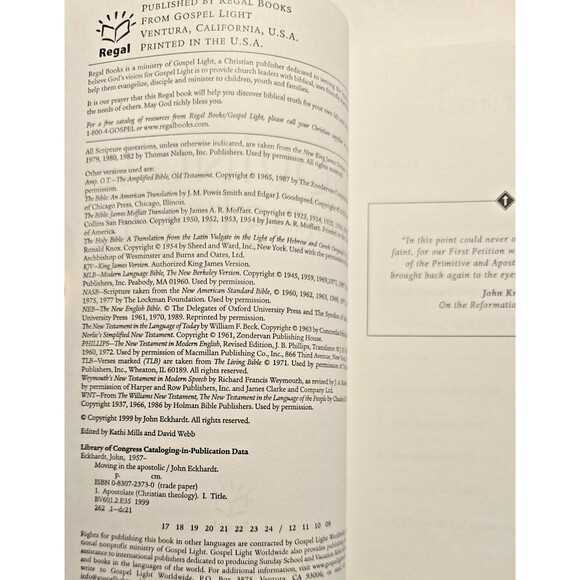 Moving in the Apostolic: God's Plan to Lead His Church to the Final Victory - Picture 7 of 13